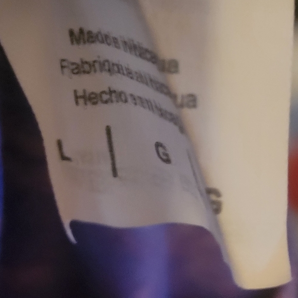 Private wardrobe purple tie die tshirt. Large - Picture 3 of 3